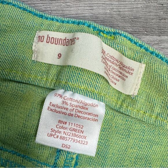 Indie Sleeze Blue Distressed Low Rise Mirco Shorts Size 9 - Picture 4 of 4